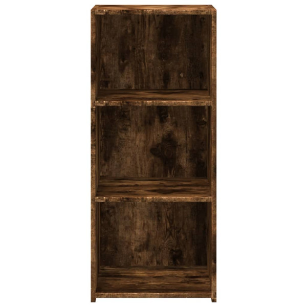 Aparador de madera de ingeniería roble ahumado 40x41x93 cm M 4