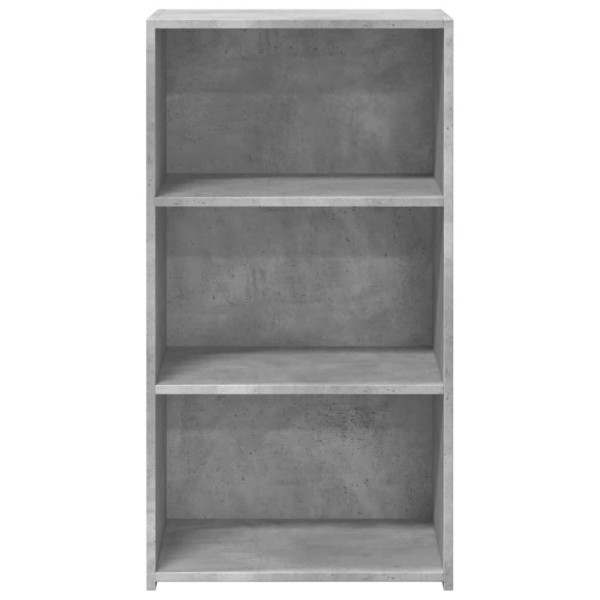 Aparador de madera de ingeniería gris hormigón 50x41x93 cm M 4