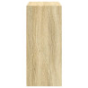 Aparador de madera de ingeniería roble Sonoma 70x41x93 cm 5