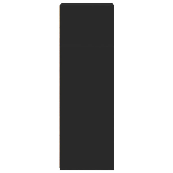 Armário alto 40x41x124 cm derivados de madeira preto M 5