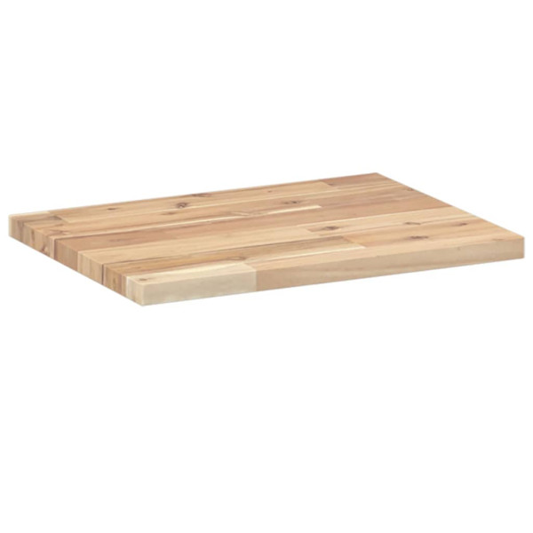 Estantes flotantes 4 uds madera acacia sin tratar 60x30x2 cm M 3
