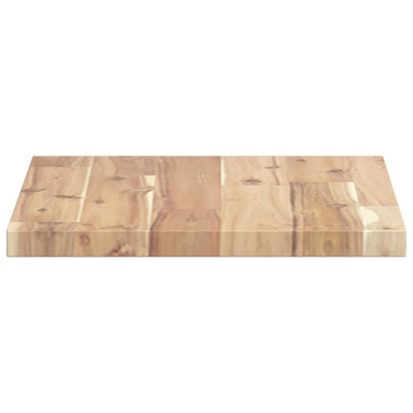 Estantes flotantes 4 uds madera acacia sin tratar 60x30x2 cm M 5
