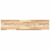Estante flotante madera maciza de acacia sin tratar 120x30x2 cm 2
