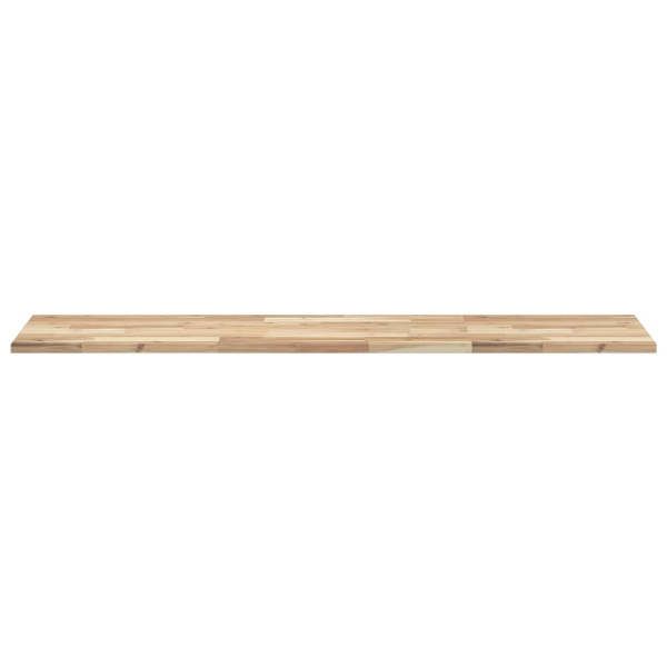 Estantes flotantes 2 uds madera acacia sin tratar 140x40x2 cm M 4