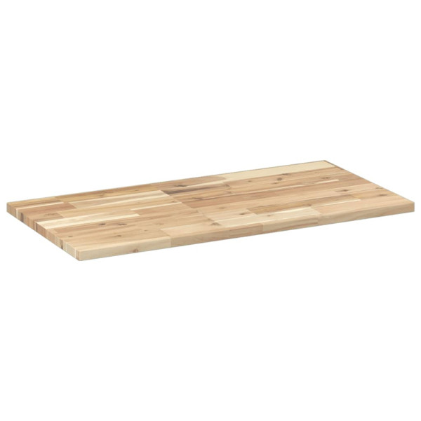 Estantes flotantes 3 uds madera acacia sin tratar 100x40x2 cm M 3