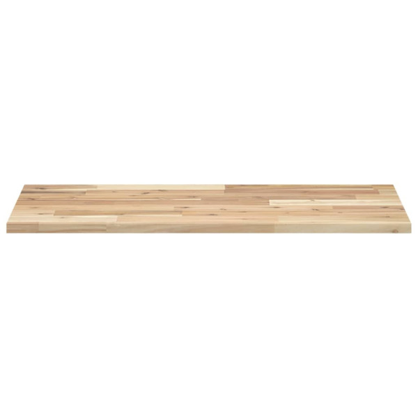 Estantes flotantes 3 uds madera acacia sin tratar 100x40x2 cm M 4