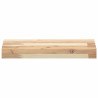 Estantes flotantes 4 uds madera acacia sin tratar 60x20x4 cm 4