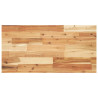 Estante flotante madera acacia maciza acabado aceite 80x40x4 cm 2
