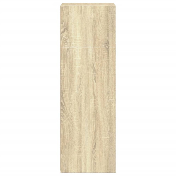 Aparador alto madera de ingeniería roble Sonoma 45x41x124 cm M 5