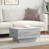 Mesa de centro madera contrachapada gris Sonoma 60x45x31 cm 3