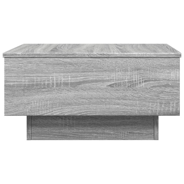 Mesa de centro madera contrachapada gris Sonoma 60x45x31 cm M 5