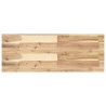 Estante flotante madera maciza de acacia sin tratar 100x30x4 cm 2