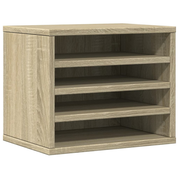 Organizador escritorio madera color roble Sonoma 36x26x29.5 cm M 2