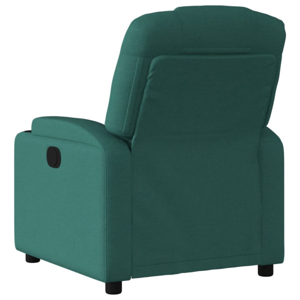 Sillón reclinable eléctrico tela verde oscuro M 5