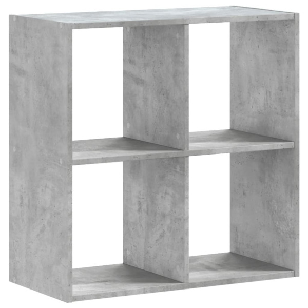 Estantería madera de ingeniería gris hormigón 68.5x32x68.5 cm M 2
