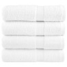 Toalhas de banho premium SOLUND 4pcs 100x150 cm 600 gsm branco 1