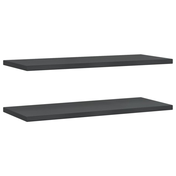Prateleiras de parede 2 pcs 100x40x3 cm aço inoxidável prateado M 2