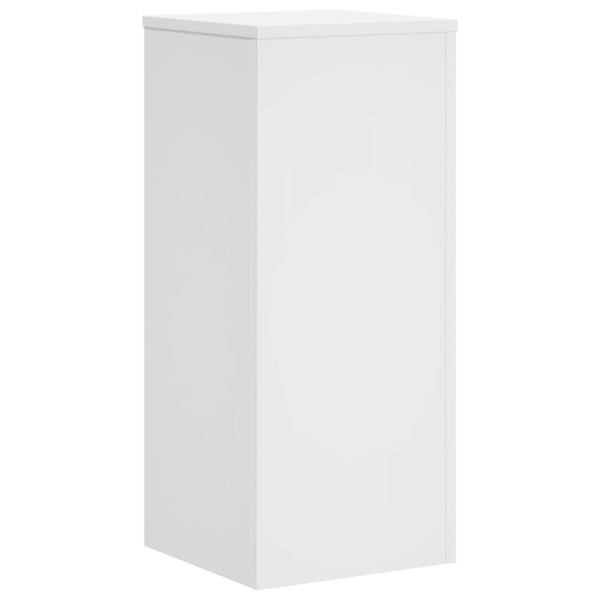 Suportes p/ plantas 2 pcs 30x30x70 cm derivados madeira branco M 4