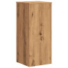 Soportes de plantas 2 uds madera roble artisian 30x30x70 cm 4