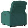 Sillón eléctrico reclinable elevable de tela verde oscuro 5