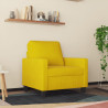 Poltrona 60 cm veludo amarelo 3