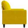 Poltrona 60 cm veludo amarelo 5