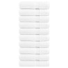 Toallas de ducha 10 uds 100% algodón blanco 70x140 cm 600 gsm 1