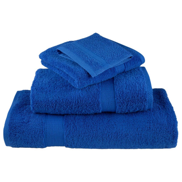 Toalhas de rosto premium SOLUND 2 unidades. azul. 30x30 cm. 600 g/m² M 4