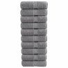 Toalhas de bidé premium SOLUND 10pcs 30x50 cm 600 gsm cinzento 1