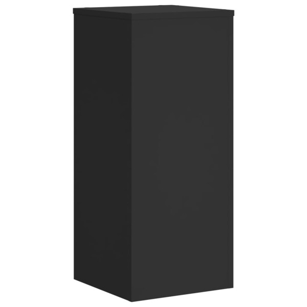 Suportes p/ plantas 2 pcs 30x30x70 cm derivados madeira preto M 4