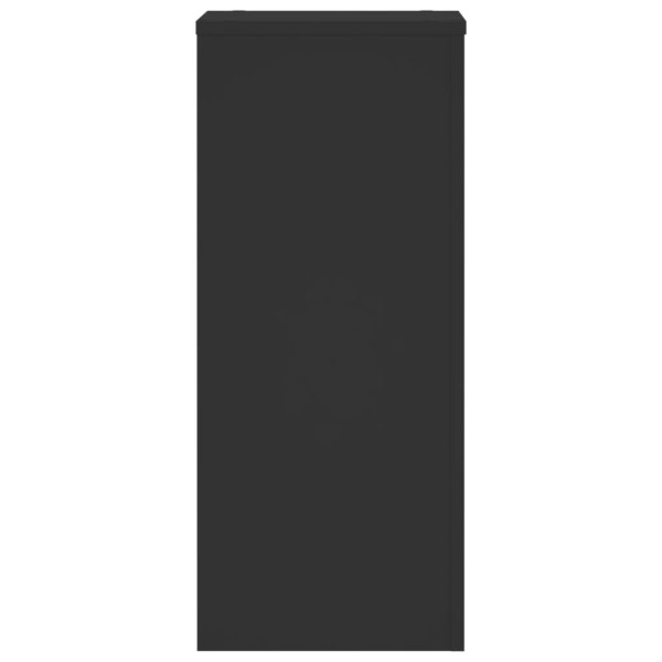 Suportes p/ plantas 2 pcs 30x30x70 cm derivados madeira preto M 5