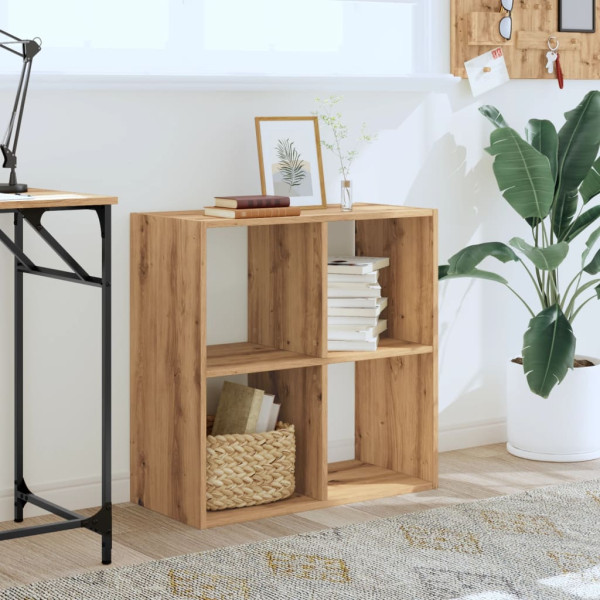 Estantería de madera ingeniería roble artisian 68.5x32x68.5 cm M 3