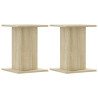 Soportes altavoces 2 uds madera roble Sonoma 30x30x40 cm 2