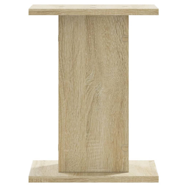 Soportes altavoces 2 uds madera roble Sonoma 30x30x40 cm M 5