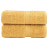 Toalhas de bidé premium SOLUND 2 pcs 30x50 cm 600 gsm dourado 1