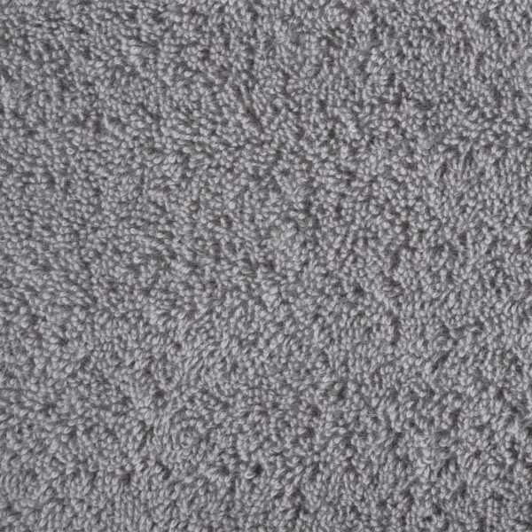 Toallas premium 2 uds 100% algodón gris 100x200 cm 600 gsm M 5