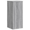 Soportes de plantas 2 uds madera gris Sonoma 30x30x70 cm 4