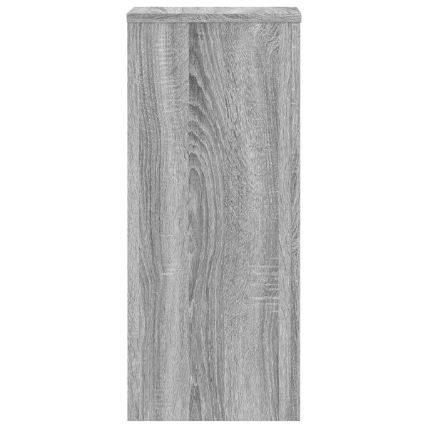 Soportes de plantas 2 uds madera gris Sonoma 30x30x70 cm M 5