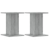 Soportes altavoces 2 uds madera gris Sonoma 30x30x40 cm 2