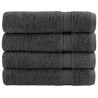 Toalhas de mãos premium SOLUND 4pcs 50x100cm 600 gsm antracite 1