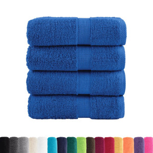 Toalhas de bidé premium SOLUND 4 pcs 30x50 cm 600 gsm azul H