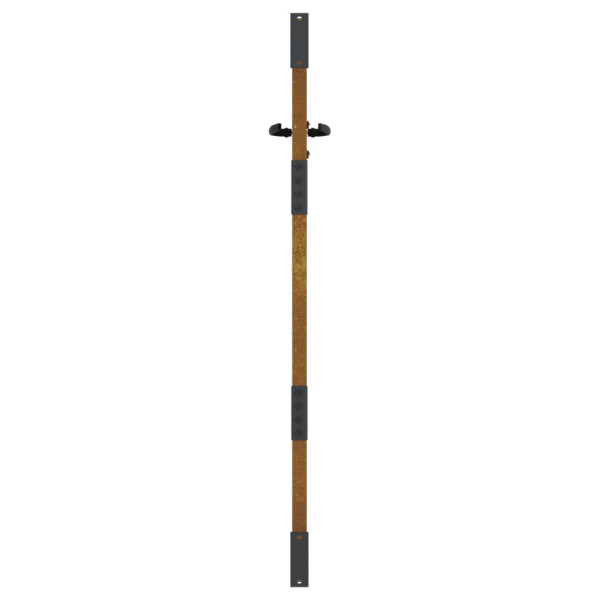 Puerta de jardín acero corten diseño hierba 85x125 cm M 5