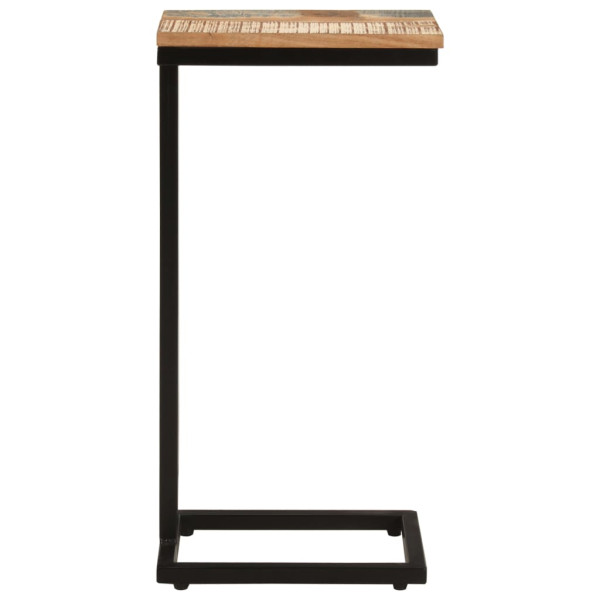 Mesitas auxiliares 2 uds madera reciclada 31.5x24.5x64.5 cm M 4