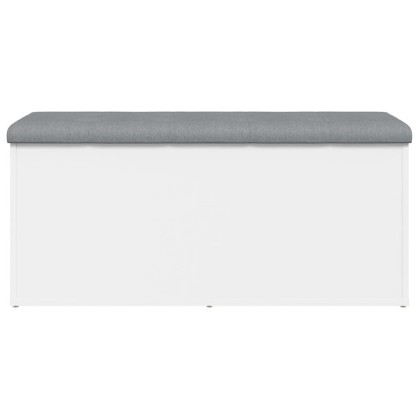 Banco de arrumação 102x42x45 cm derivados de madeira branco M 5