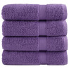Toalhas de banho premium SOLUND 4 pcs 70x140 cm 600 gsm roxo 1