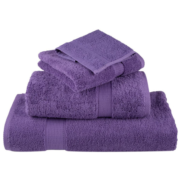 Toalhas de banho premium SOLUND 4 pcs 70x140 cm 600 gsm roxo M 4