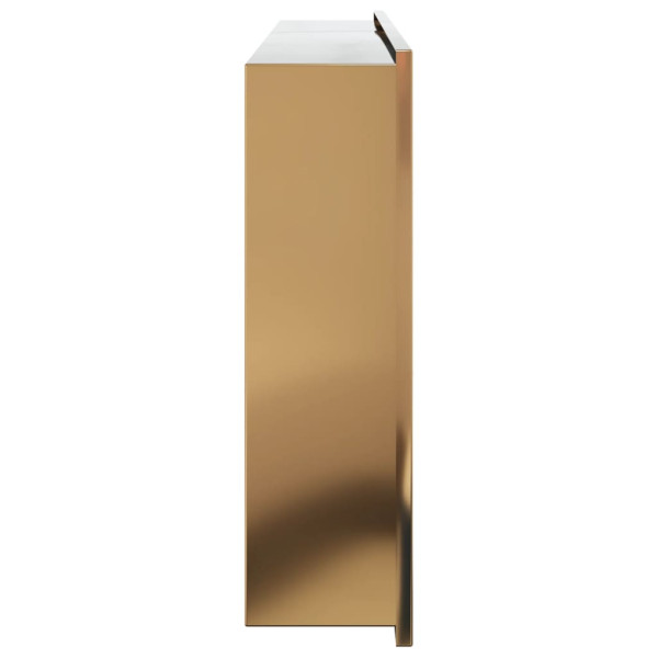 Nicho parede p/ duche 62x32x9cm aço inoxidável dourado escovada M 5