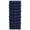 Toalhas de rosto premium SOLUND 10 unidades azul-marinho 30x30 cm 600 g/m² 1