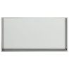Hornacina ducha acero inoxidable plateado cepillado 62x32x9 cm 4