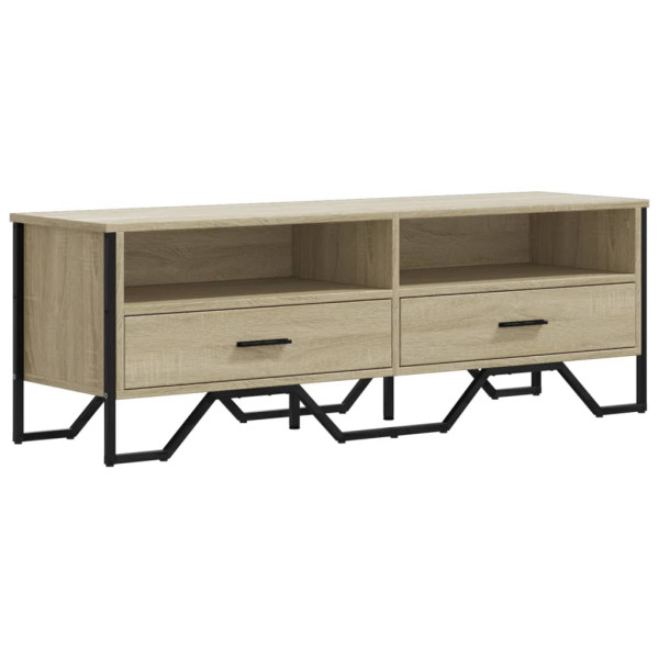 Mueble de TV madera de ingeniería roble Sonoma 122x34x41 cm M 2